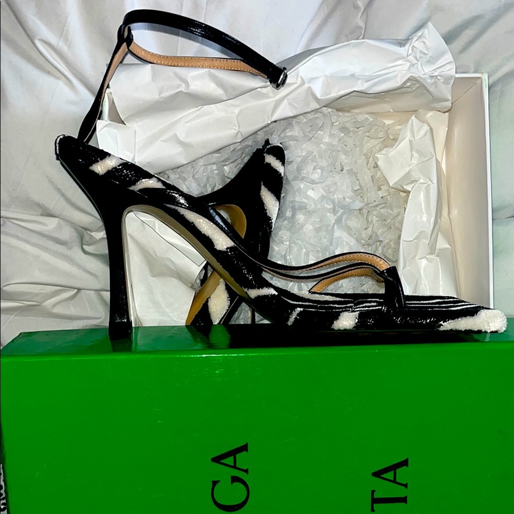 Bottega Veneta Zebra strappy sandals